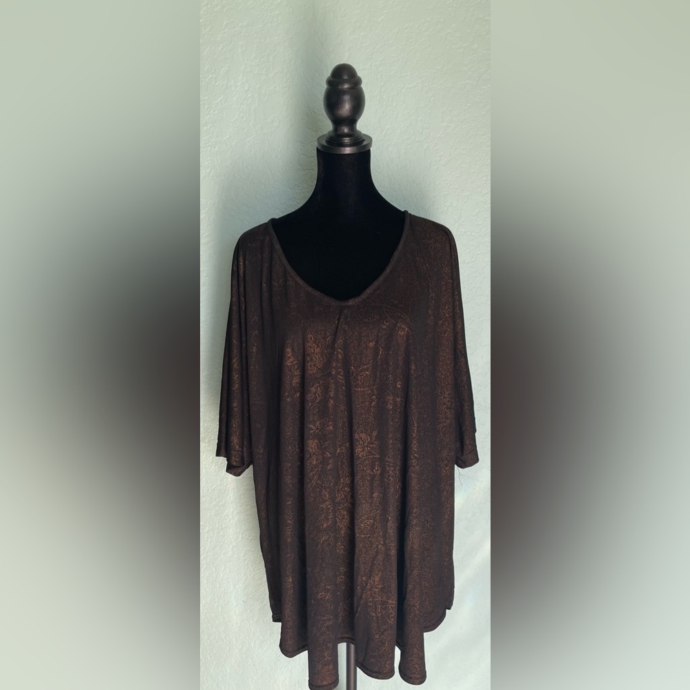 Elegant Brown Women's Top